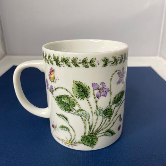 Purple Clematis Vines, Butterfly And Ladybug Mug - Picture 2 of 11
